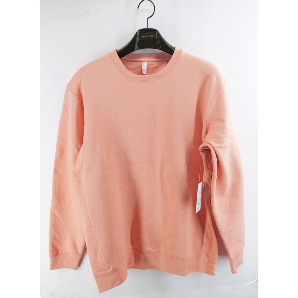 Oringinal Favorite Unisex Salmon Pink Crew Neck Heavy Weight Sweatshirt Size XL